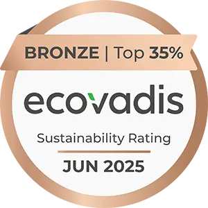 ecovadis 25 Auszeichnung Bronze